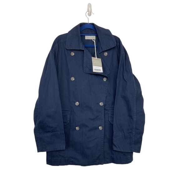 EVERLANE The Organic Cotton Herringbone Jacket NWT - Picture 5 of 12